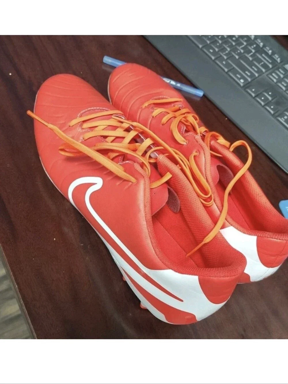 Size 12 DV4344-800 NIKE TIEMPO LEGEND 10 CLUB MULTI-GROUND LOW-TOP SOCCER CLEATS